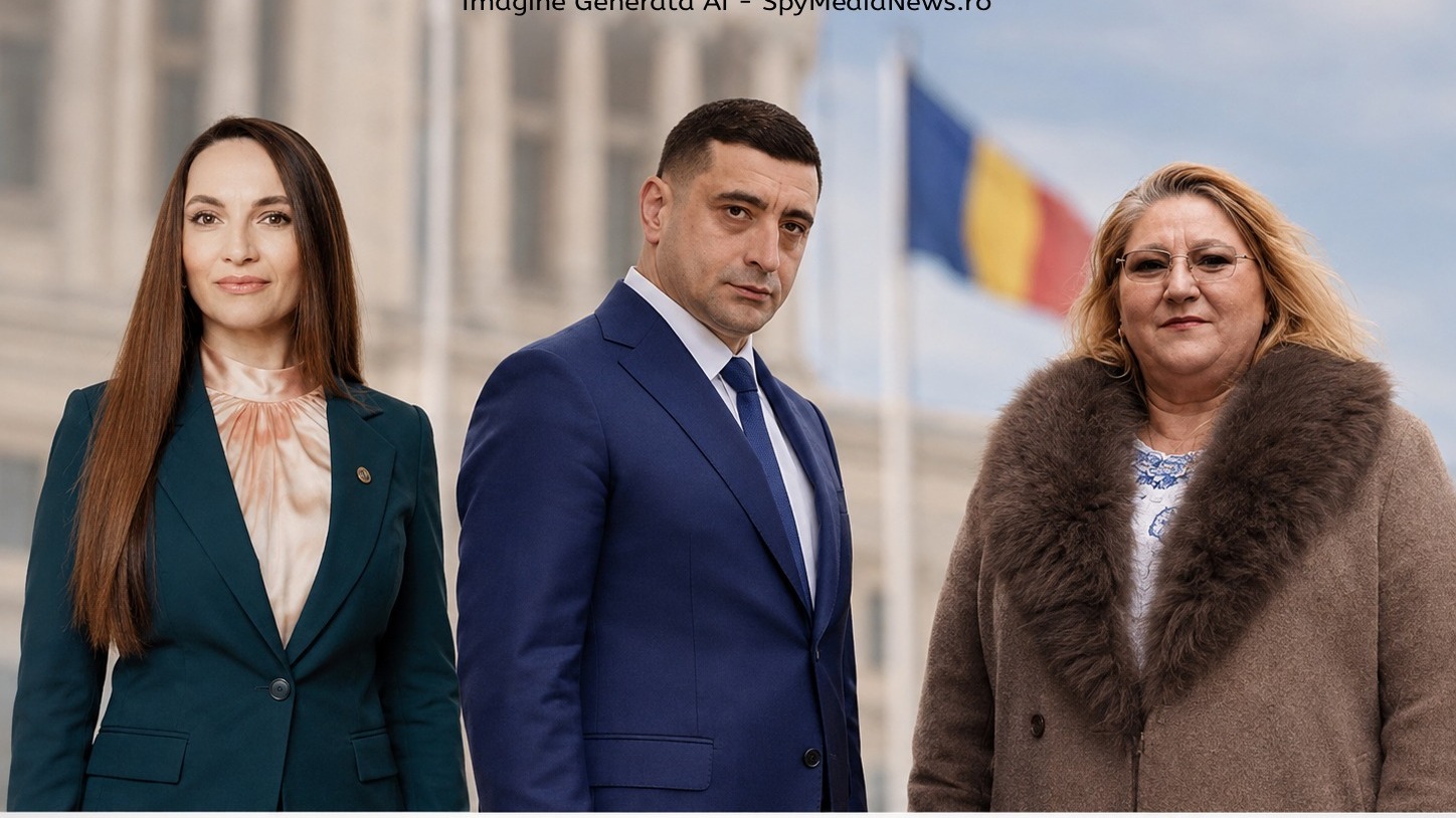 Ilustrație cu Anamaria Gavrilă, George Simion și Diana Iovanovici-Șoșoacă