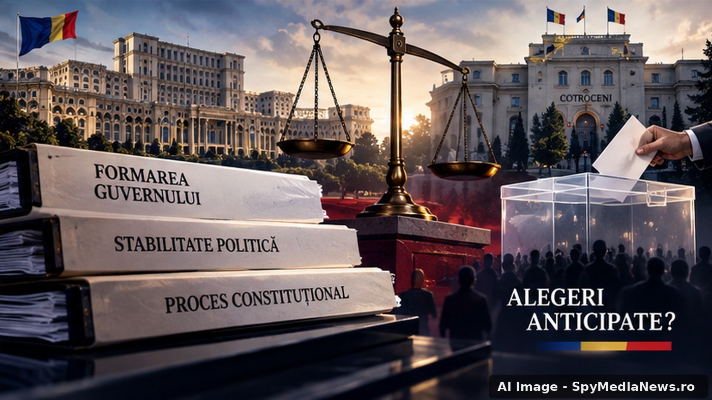 Ilustrație AI despre procedura constituțională, formarea Guvernului și posibilitatea alegerilor anticipate