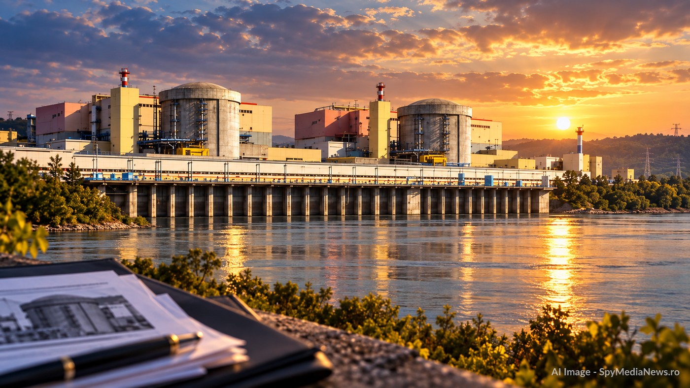 Imagine AI cu centrală nucleară inspirată de Cernavodă și dosar de analiză