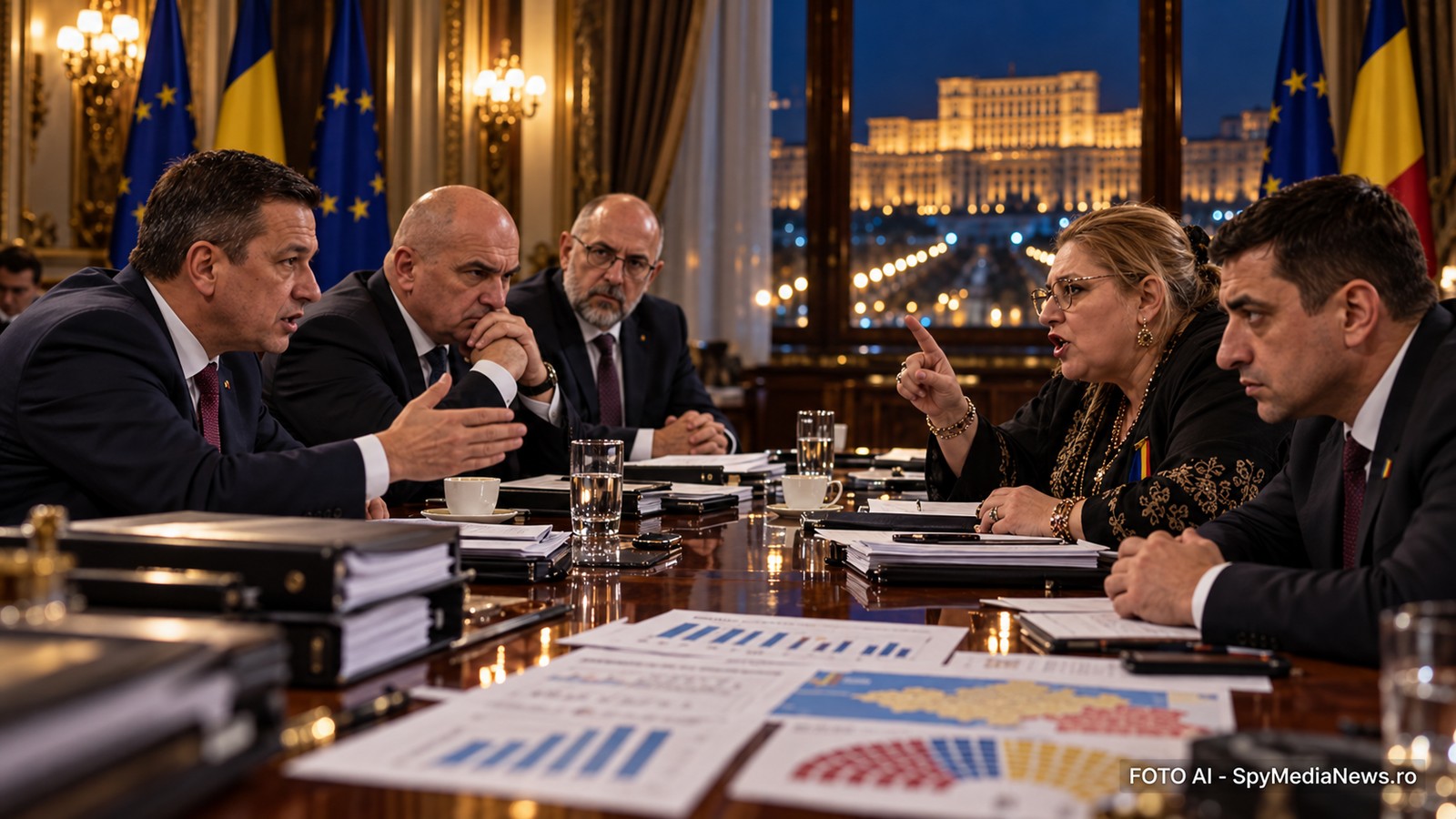 Colaj editorial despre criza politică, negocieri și posibile combinații între partidele parlamentare din România